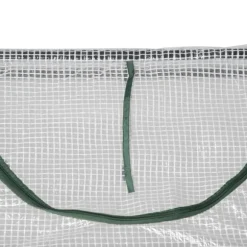 Folieväxthus 120x60x60 cm med fönster, PE – tomathus/drivbänk, vit