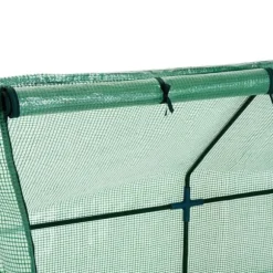 Folieväxthus/drivbänk 270x90x90 cm, grön – för tomater & plantor