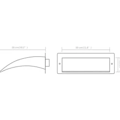 Fontäner - Living Poolfontän rostfritt stål 30x9x26 cm silver