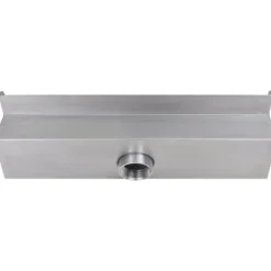 Fontäner - Rektangulärt Vattenfall Poolfontän med LEDs i rostfritt stål 45 cm