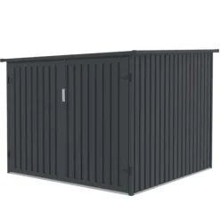 Fornorth Cykelförråd för fyra cyklar 203x198x157cm, mörkgrå