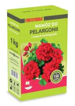 FORTEFOSKA GÖDSEL FÖR PELARGONOR 1 KG GRANULAT MYCKET EFFEKTIVT