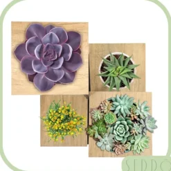 Fristående blomställning för blommor och växter, 4 nivåer, metall, rustik, 76 cm