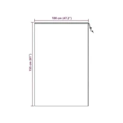 Frostskydd för växter - vidaXL - 5-pack - Grön - 1,55 x 1 m - Non-woven tyg - Återanvändbar