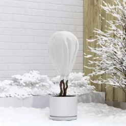 Frostskydd för växtfleece Vit 50 x 1,6 m Syntetiskt tyg