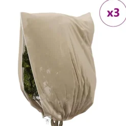 Frostskydd för växtfleeceöverdrag 3 pcs Beige 3,5 x 2,5 m