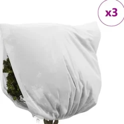 Frostskydd för växtfleeceöverdrag 3 pcs Vit 2 x 2,36 m