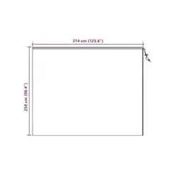 Frostskyddsfodral för växter - vidaXL - Paket med 3 - Vit - 2,5x3,14 m - Non-woven tyg