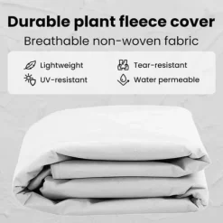 Frostskyddsfodral för växter - vidaXL - Paket med 3 - Vit - 2,5x3,14 m - Non-woven tyg