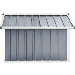 Förråd & Redskapsbodar - Living Skjul för robotgräsklippare 92x97x63 cm galvaniserat stål grå