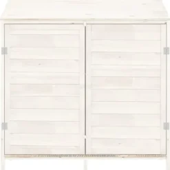 Förråd & Redskapsbodar - Living Trädgårdsbod vit 102x52x112 cm massivt granträ