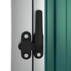 Förråd & Redskapsbodar - Living Trädgårdsskjul grön 88x89x161 cm galvaniserat stål