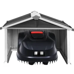 Förråd & Redskapsbodar - Living Skjul för robotgräsklippare 92x97x63 cm galvaniserat stål