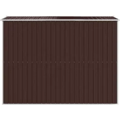 Förråd & Redskapsbodar - Living Trädgårdsskjul mörkbrun 192x274x223 cm galvaniserat stål