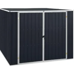 Förråd & Redskapsbodar - Living Trädgårdsskjul antracit 195x198x159 cm galvaniserat stål