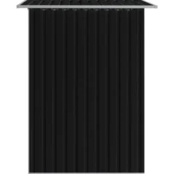 Förvaringsbod antracit stål 204x132x186 cm - Trädgårdsskjul - Trädgårdsbod - Home & Living