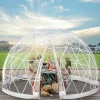 9,5ftx9,5ftx5,8ft genomskinligt bubbeltält med ventilation, högkvalitativa material, stort inre utrymme, vindtät, vattentät, bra stabilitet