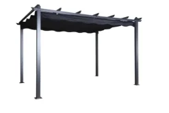 FURNLUX UTOMHUS PERGOLA LAZIO SVART 395CM