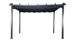 FURNLUX UTOMHUS PERGOLA LAZIO SVART 395CM