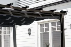 FURNLUX UTOMHUS PERGOLA LAZIO SVART 395CM