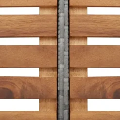 Fyrkantig poolkant i grå konstrotting - Lyxig badtunsaccessoar | Storlek: 268x268x55 cm