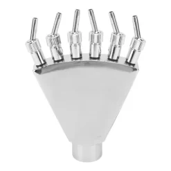 G1 Fontänmunstycke Rostfritt stål Fontän Vattenspray Sprinklerhuvud Justerbart trädgårdssprinkler Dynamisk spridning