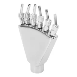 G1 Fontänmunstycke Rostfritt stål Fontän Vattenspray Sprinklerhuvud Justerbart trädgårdssprinkler Dynamisk spridning