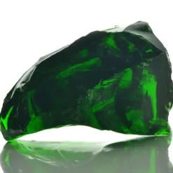 Gabionsten av glas - Prydnadsstenar för trädgård och dekoration | Färg: Grön | Storlek: 60-120 mm | Vikt: 25 kg