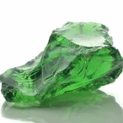 Gabionsten av glas - Prydnadsstenar för trädgård och dekoration | Färg: Grön | Storlek: 60-120 mm | Vikt: 25 kg