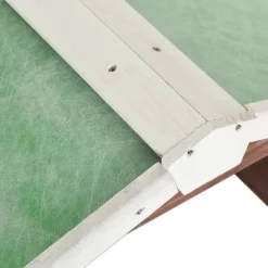 Garage för robotgräsklippare 72x87x50 cm mocca och vit granträ - Hus Till Robotgräsklippare - Garage Till Robotgräsklippare - Home & Living