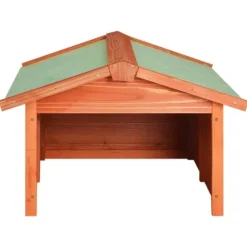 Garage för robotgräsklippare 72x87x50 cm massivt granträ - Hus Till Robotgräsklippare - Garage Till Robotgräsklippare - Home & Living