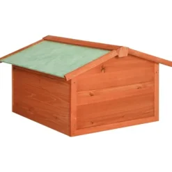 Garage för robotgräsklippare 72x87x50 cm massivt granträ - Hus Till Robotgräsklippare - Garage Till Robotgräsklippare - Home & Living