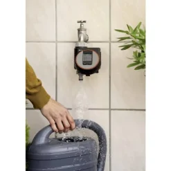 GARDENA 8193-20 Plast 2-vägsventil Snabbkoppling, 1 inv., 3/4 inv. med reglerventil