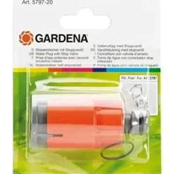 GARDENA Aquastop-koppling för grundvattenintag Starka och hållbara material tillverkade i Europa (5797-20)