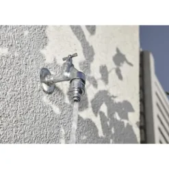 GARDENA Premium krankoppling 15 / 21 - Tillverkad av metall - Antistänksystem - Installation för OGS-anslutning (18240-20)