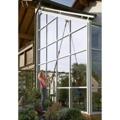 GARDENA teleskopiskt vattenhandtag - Cleansystem® - 155 - 260 cm - Aluminium & halkfri beläggning