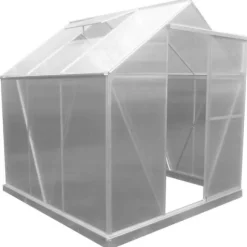 Gardiun Växthus Lunada 3 3.63m² Durchsichtig 193 x 188 x 190 cm