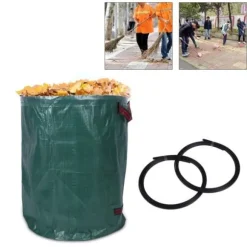 Garnaco® DEUBA | Set med 4 trädgårdspåsar - 280 liter, max. 50 kg | Ergonomiska handtag