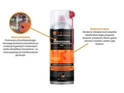 Gas- och tryckluftsinstallationsläckagetestare - skum, 400 ml, Teger