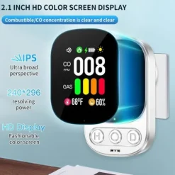 Gasdetektor 4i1 - 4i1 Plug - CO- och bränngasalarm HD08G-B