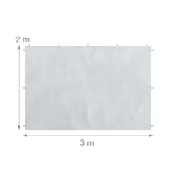 Gazebo sidopanelset, 200x300 cm