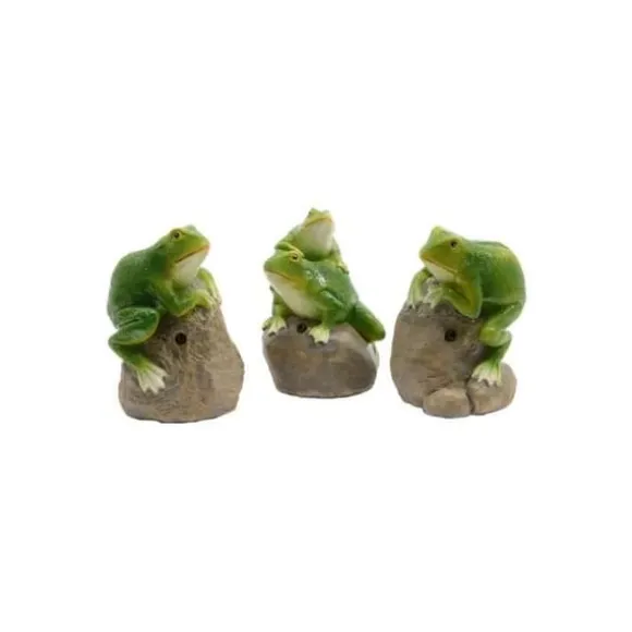 GENERIC - Groda rörelsedetektor med ljud 3 modeller 8x7,4x11,5cm Euro/U