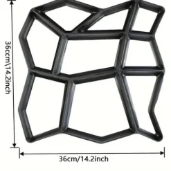 Gjutform för Stenläggning Trädgårdsplattor & Marksten 36x36x3.6cm