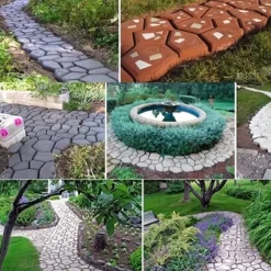 Gjutform för Stenläggning Trädgårdsplattor & Marksten 36x36x3.6cm