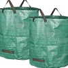 GK17880-2X Trädgårdspåsar 272L Rivsäkra Heavy Duty Trädgårdsavfallspåsar Trädgårdssoppåsar