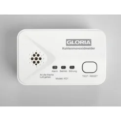 Gloria KO1 Kolmonoxid-detektor batteri Detektering Kolmonoxid