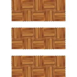 Golvbeläggning - Balkongplattor med vertikal design 30 x 30, 30 st