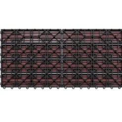 Golvbeläggning - Living Markplattor WPC 60x30 cm 6 st 1 m² brun