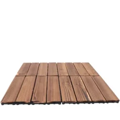 Golvplattor, Halkfri Design, Miljövänligt Material,Brun