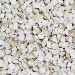 Granit Trädgårdssten Dekorativ VIT MARIANNA 8-16mm 20kg Biovita